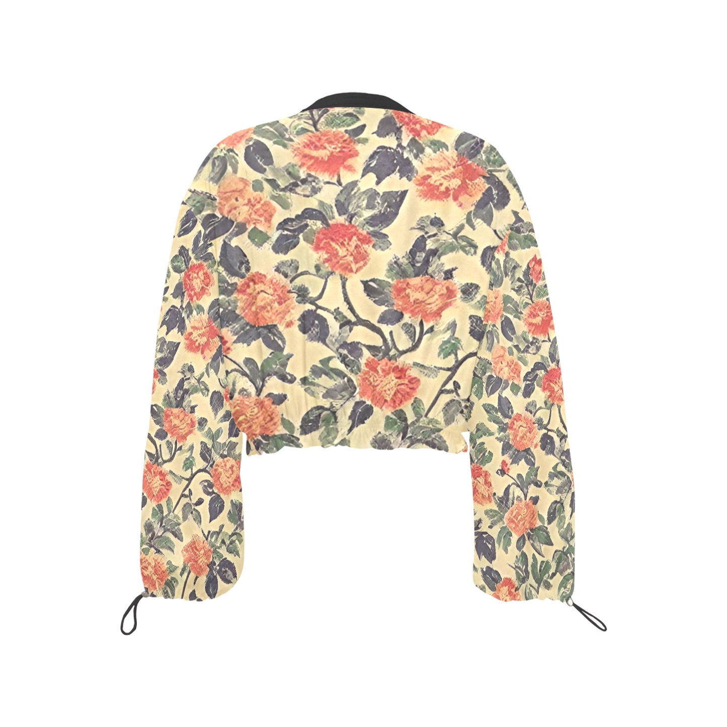 Women's Chiffon Cropped Jacket (Model H30)
