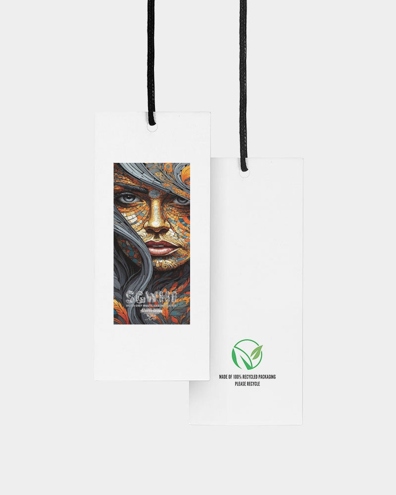 Beautiful Mosaic White Sister Bulk Custom Hangtags