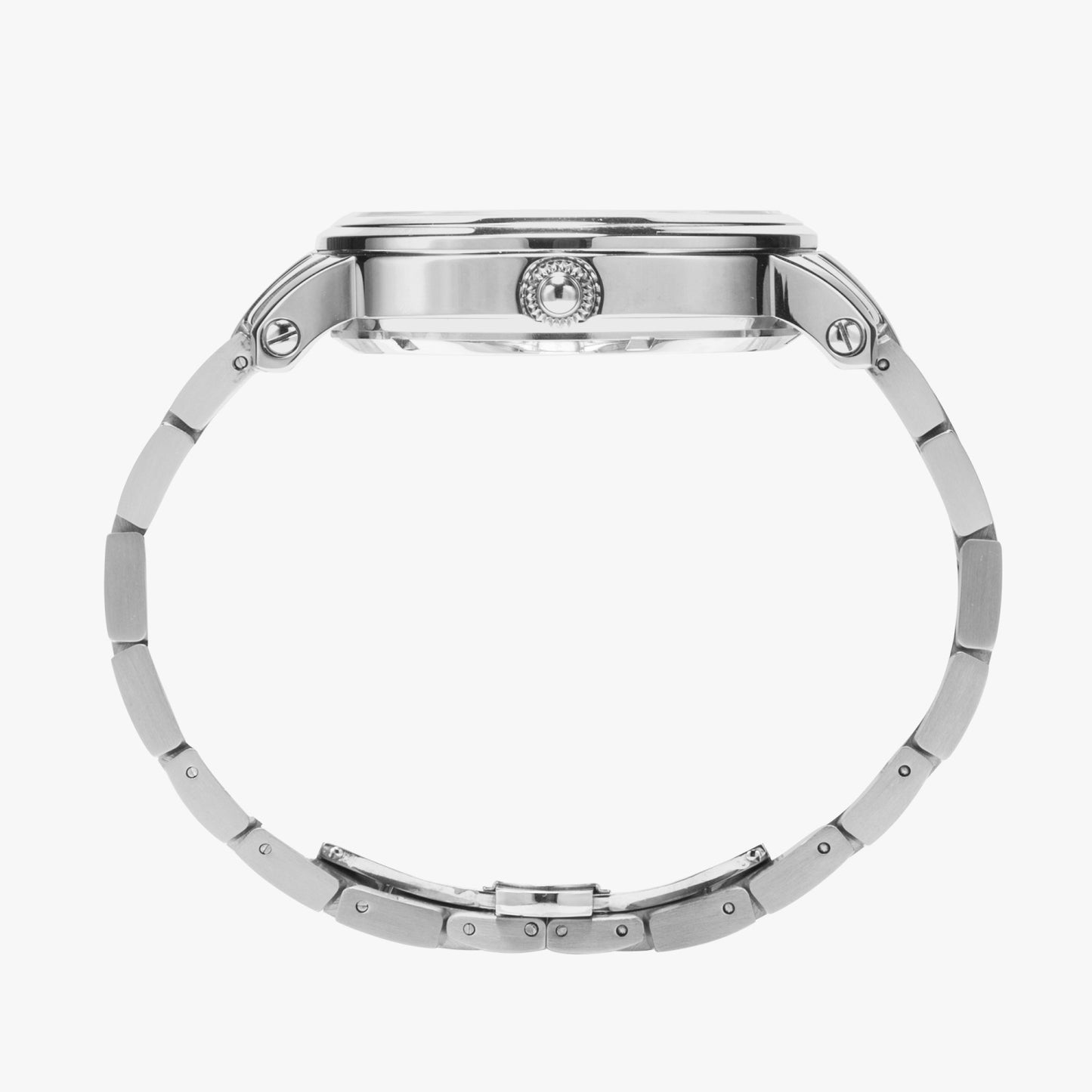 Silver bearded warrior New Steel Strap Automatic Watch (With Indicators)