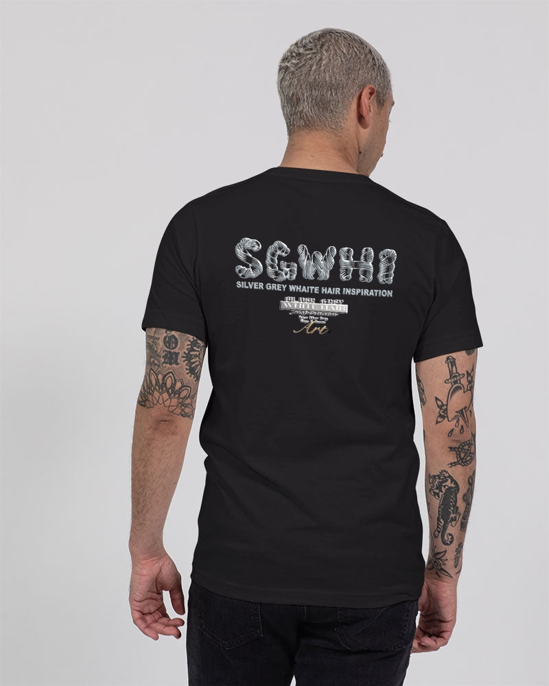 Black silver grey brother Unisex Jersey V-Neck Tee | Bella + Canvas