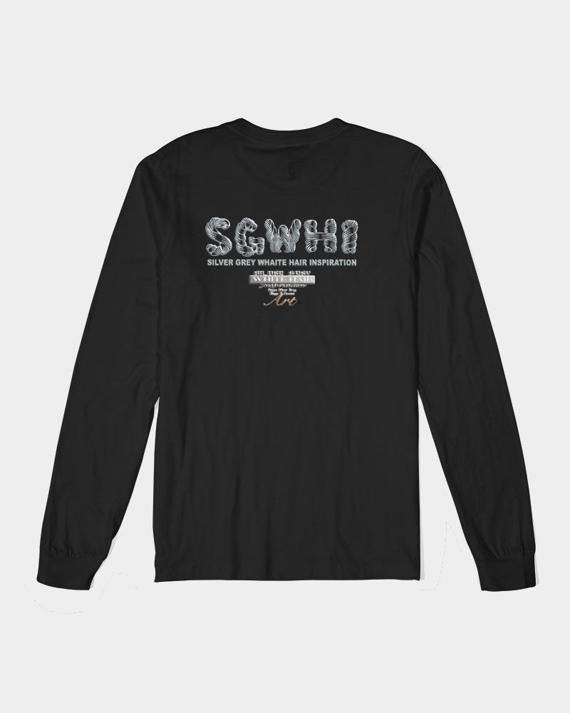 Black silver grey brother Unisex Jersey Long Sleeve Tee | Bella + Canvas