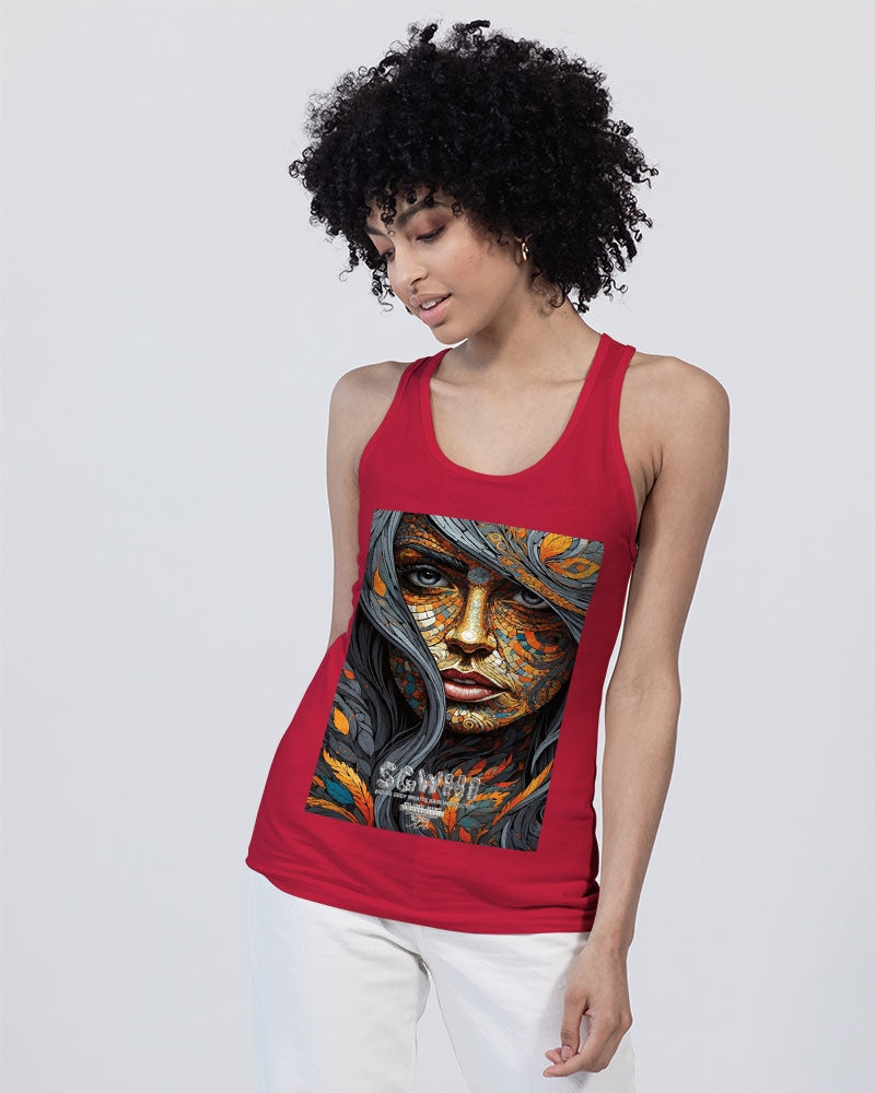 Beautiful Mosaic White Sister Unisex Jersey Tank | Bella + Canvas