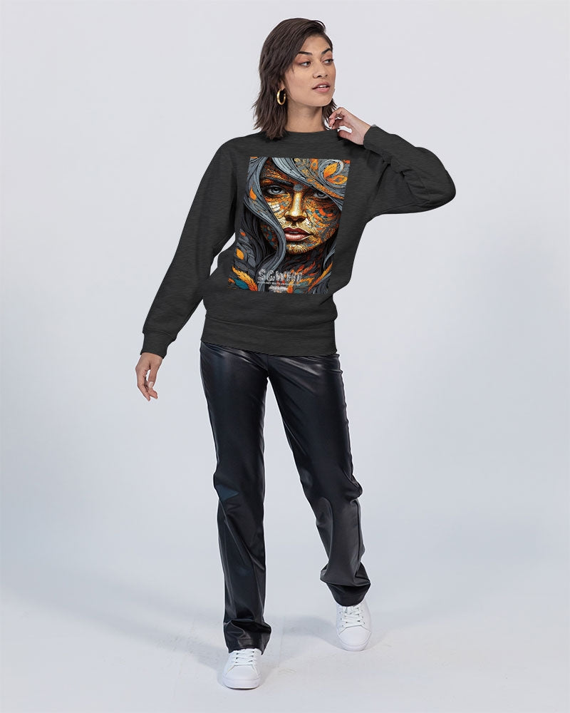 Beautiful Mosaic White Sister Unisex Premium Crewneck Sweatshirt | Lane Seven