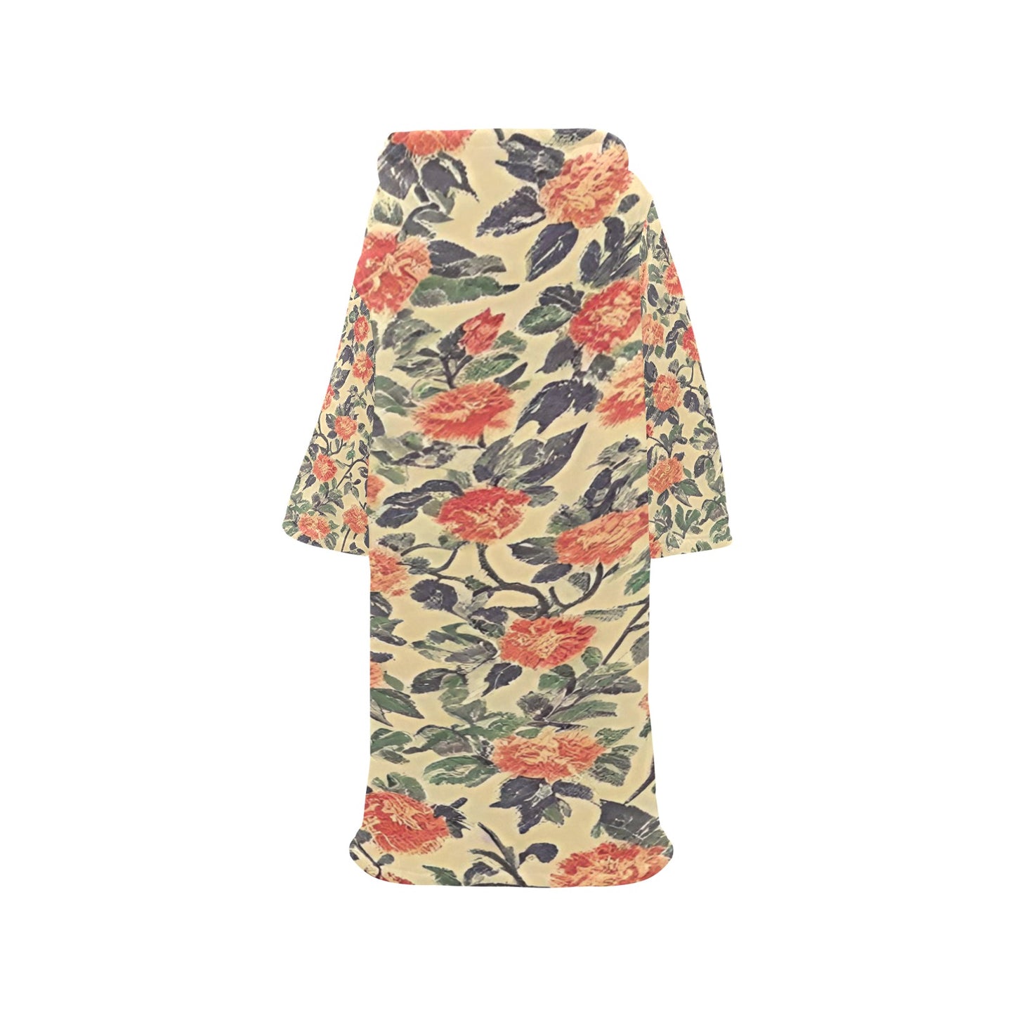 Blanket Robe with Sleeves for Adults