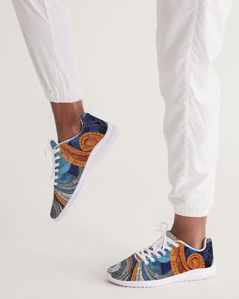 Beautiful Mosaic White Sister Women's Athletic Shoe