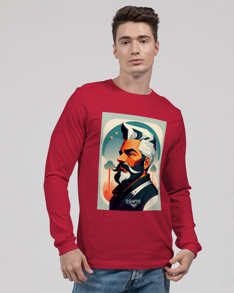 New silver grey Man style Unisex Jersey Long Sleeve Tee | Bella + Canvas