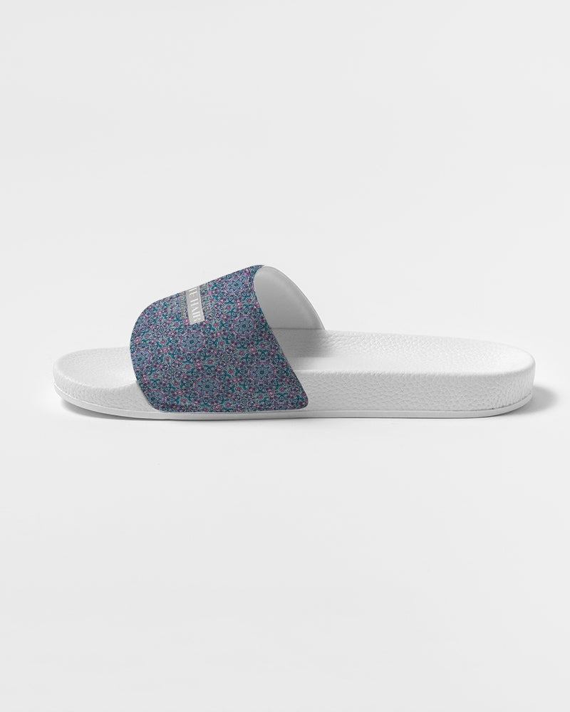 Trainers. blue mosaic Men's Slide Sandal