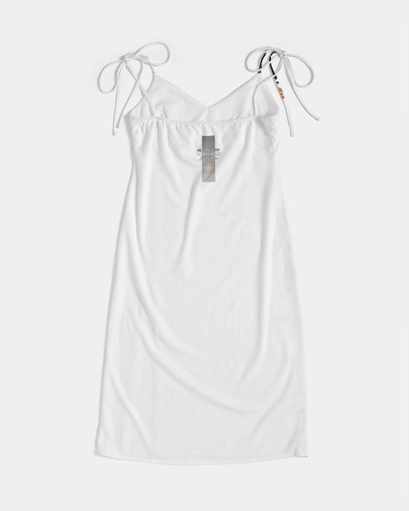 will not dye till i die Women's Tie Strap Split Dress