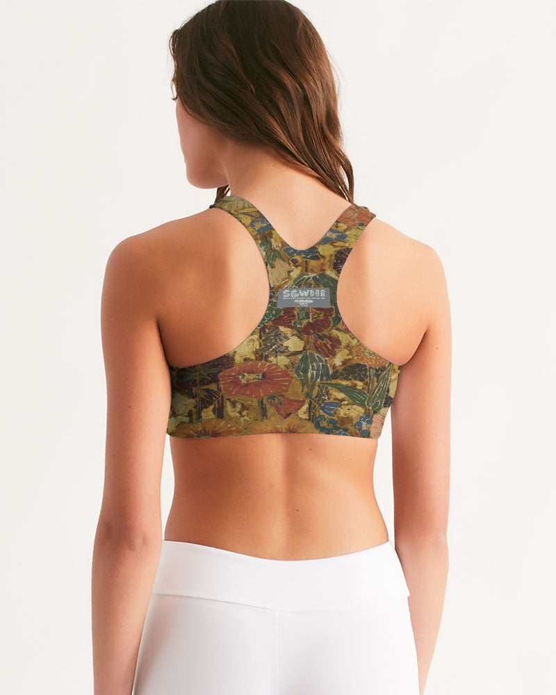 Autumn play Women's All-Over Print Seamless Sports Bra