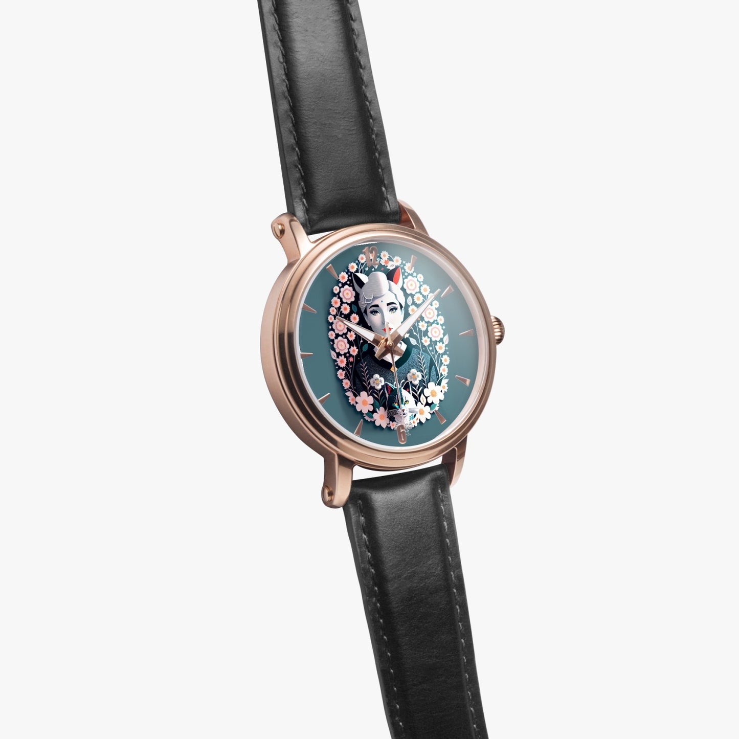 Silverfox 46mm Unisex Automatic Watch (Rose Gold)