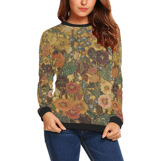 Women's All Over Print Sweatshirt (Model H18)