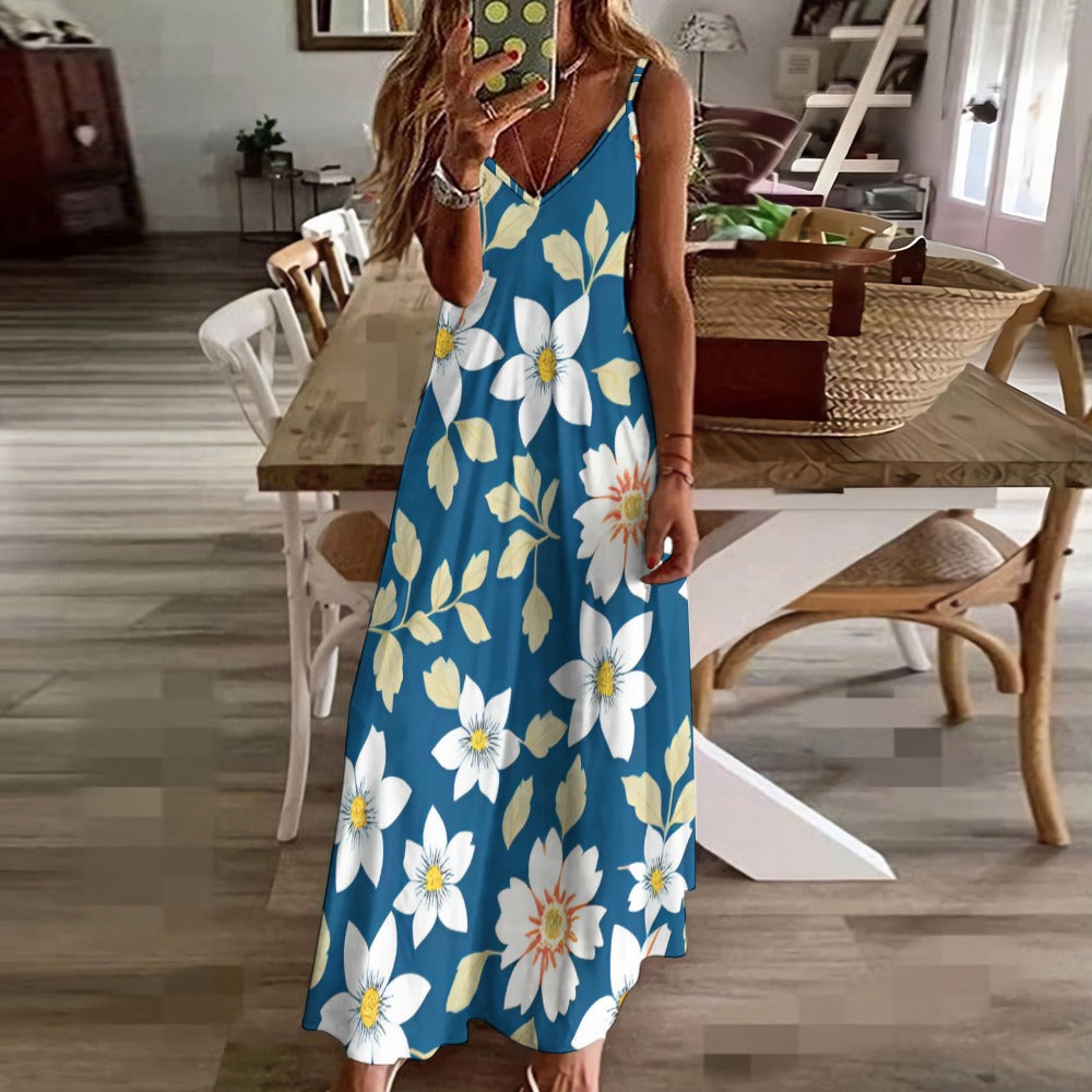 Sling Ankle Long Dress