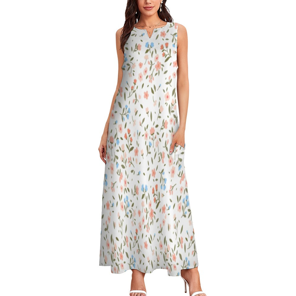 SGWHI Beautiful floral Long dress