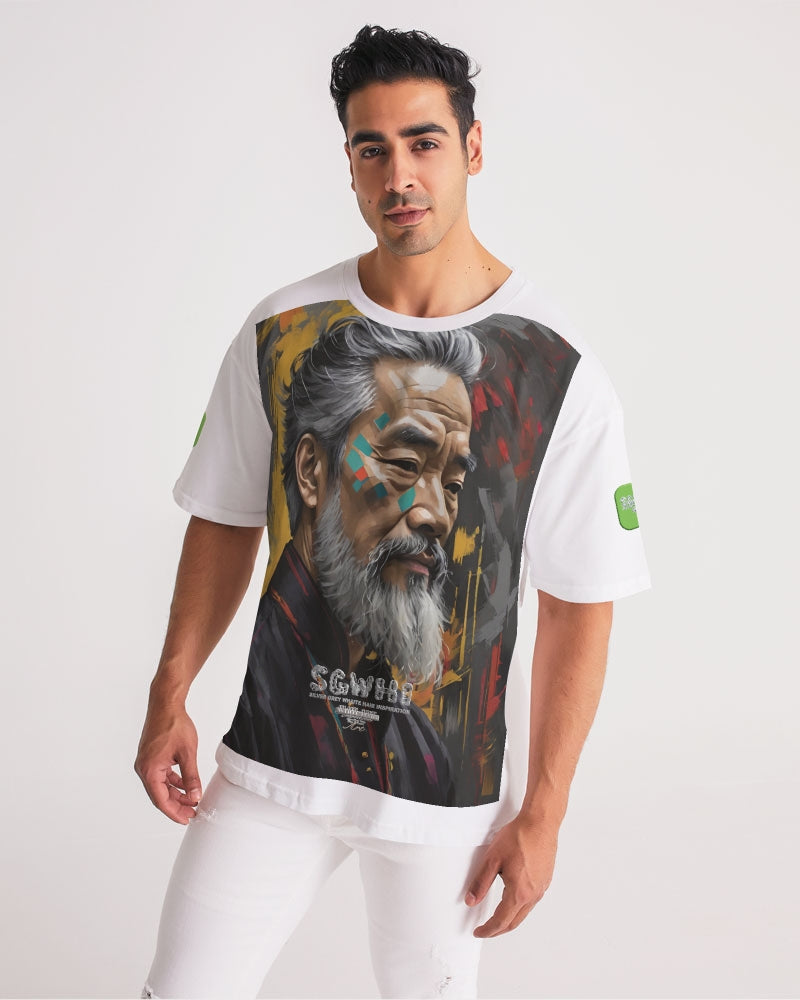 Asian Knight Men's All-Over Print Premium Heavyweight Tee