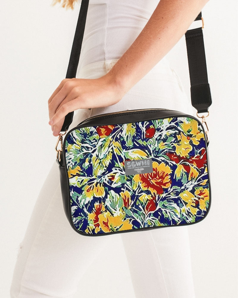 Painted floor design Crossbody Bag