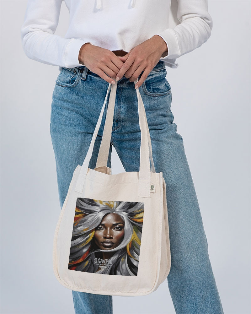 Black Sister Collection [Part 1 ] Organic Cotton Canvas Market Tote | Econscious