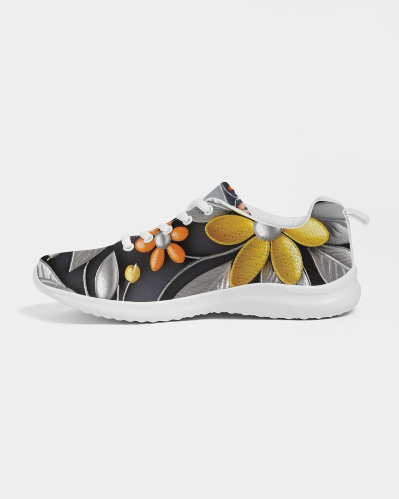 Sweet Silver Yellow Flower Grey Hair sister.[Part three] Women's Athletic Shoe