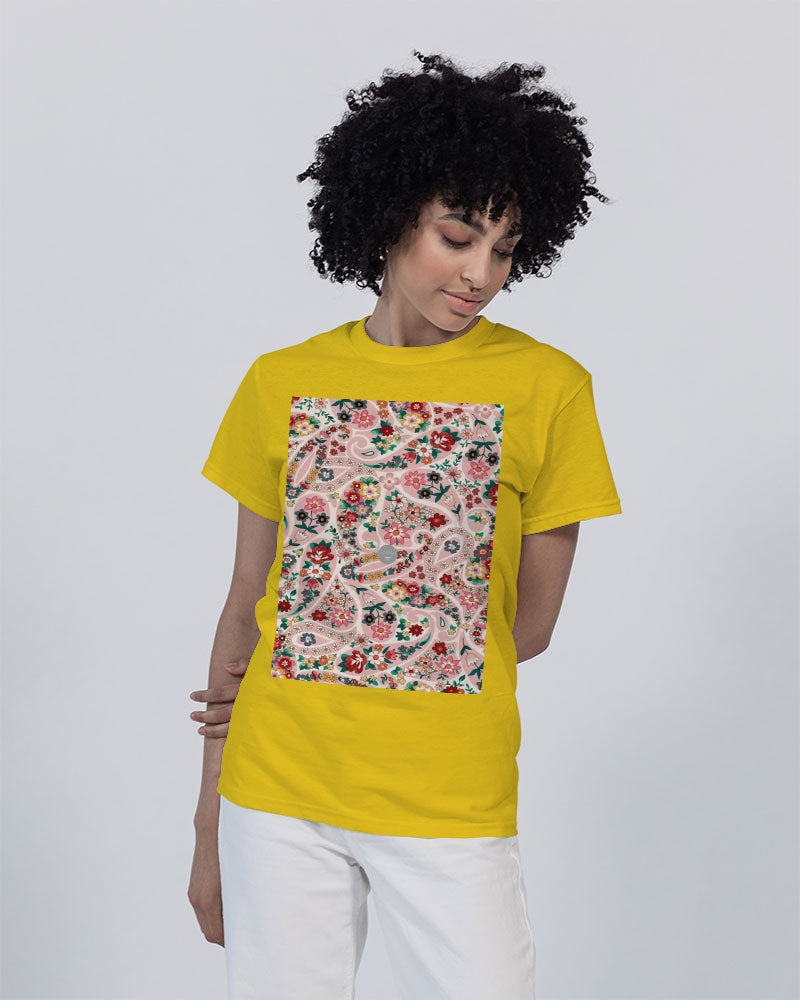 Pink abstract Pretty Sisters Unisex Heavy Cotton T-Shirt | Gildan