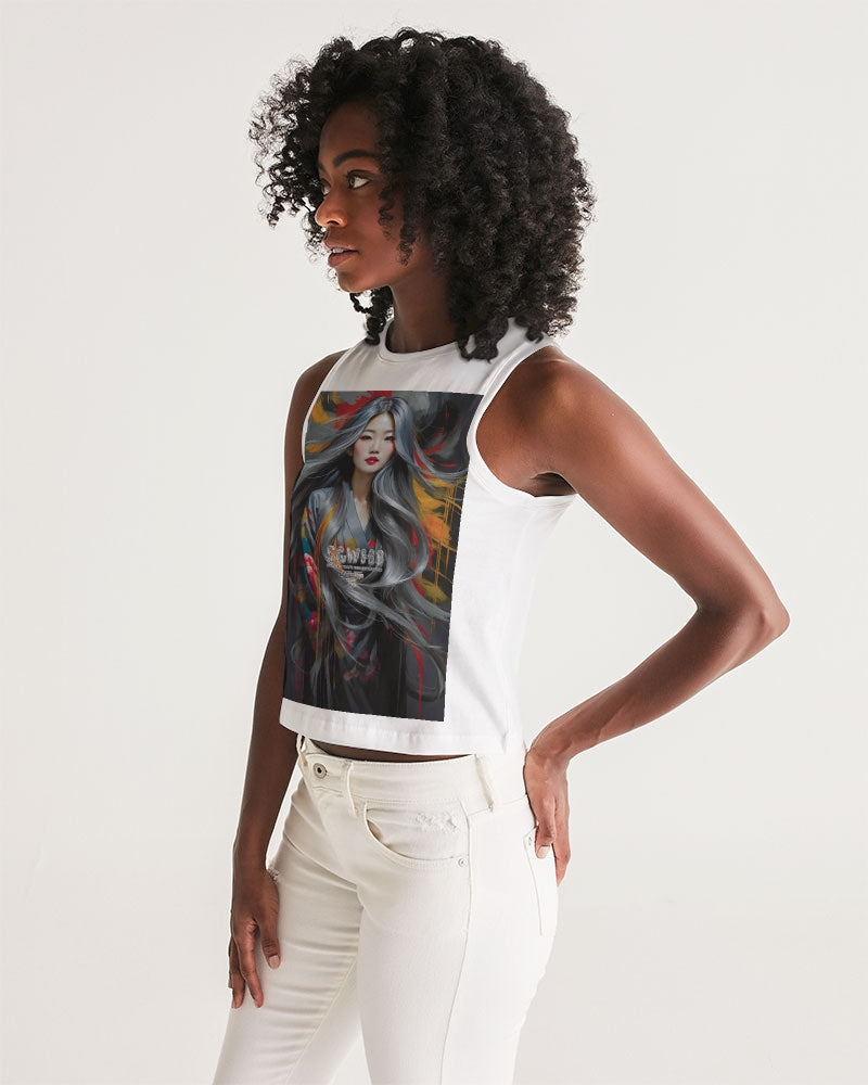 This is part three of a three part collection  Women's All-Over Print Cropped Tank