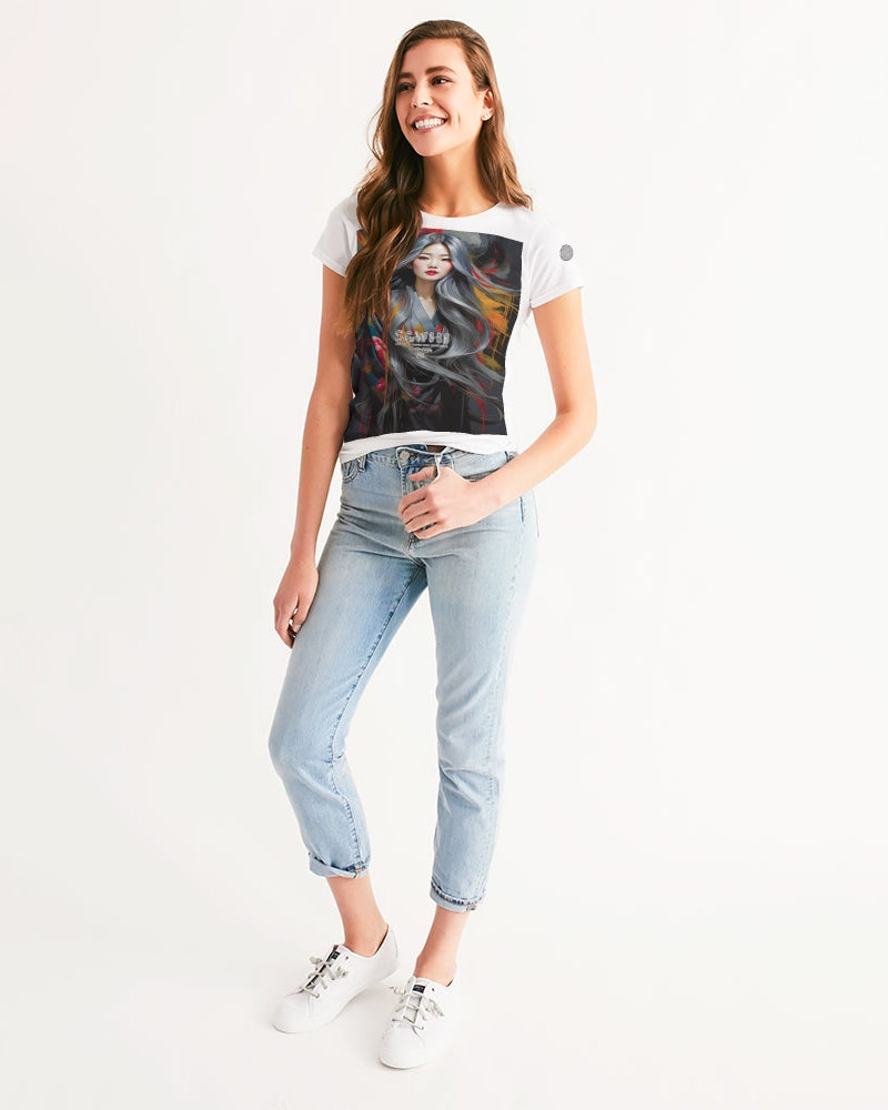 This is part three of a three part collection  Women's All-Over Print Tee