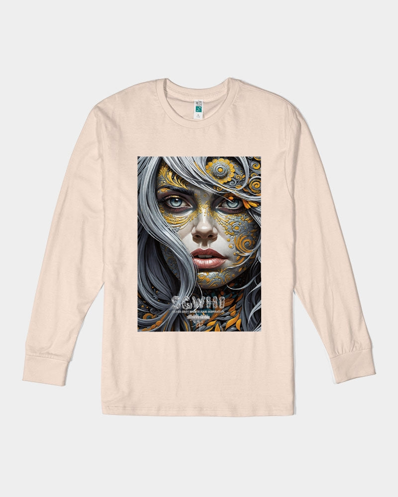 Sweet Silver Yellow Flower Grey Hair sister.[Part three] Unisex Long Sleeve Tee | Lane Seven