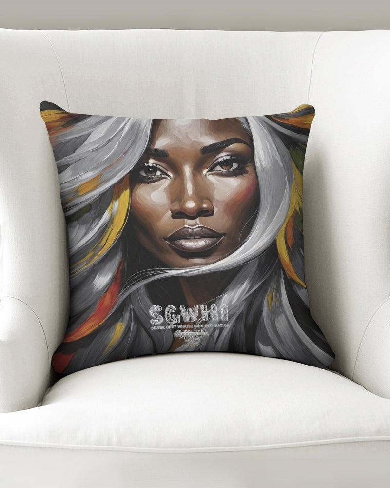 Black Sister Collection [Part 1 ] Throw Pillow Case 16"x16"