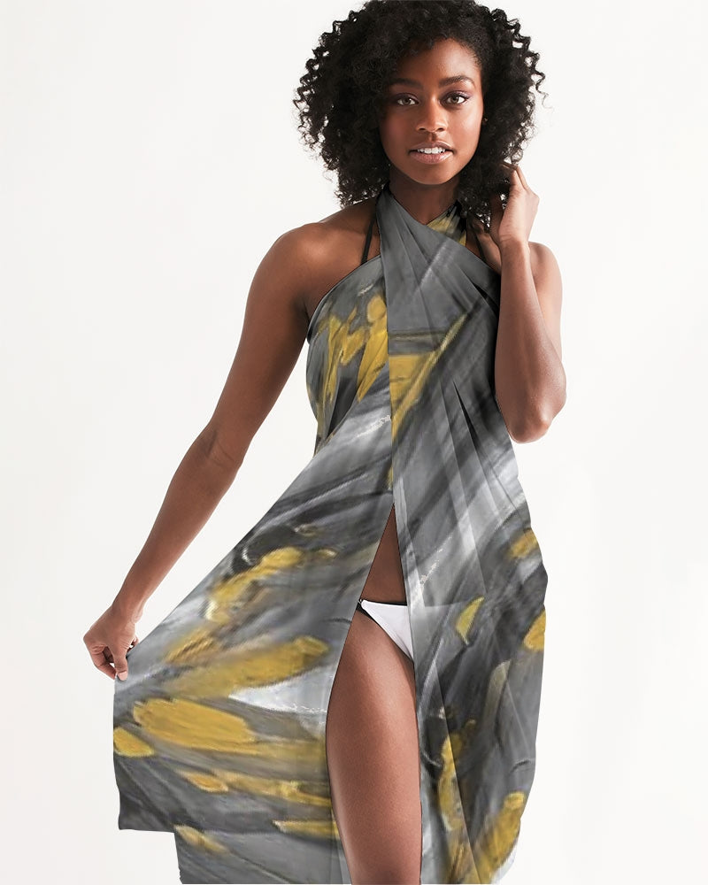 Black Sister Collection [Part 1 ] All-Over Print Swim Cover Up