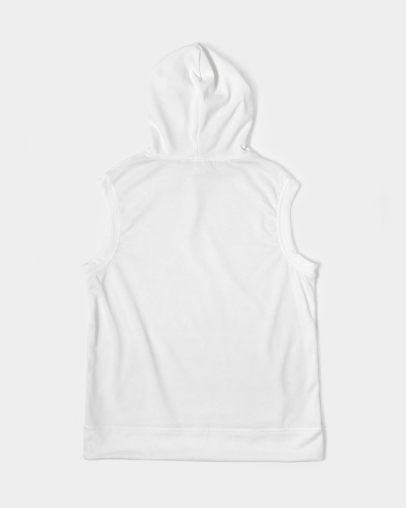 Black silver grey brother  Men's All-Over Print Heavyweight Sleeveless Hoodie