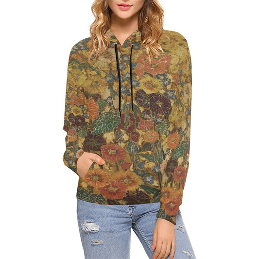 Women's All Over Print Hoodie (Model H13)