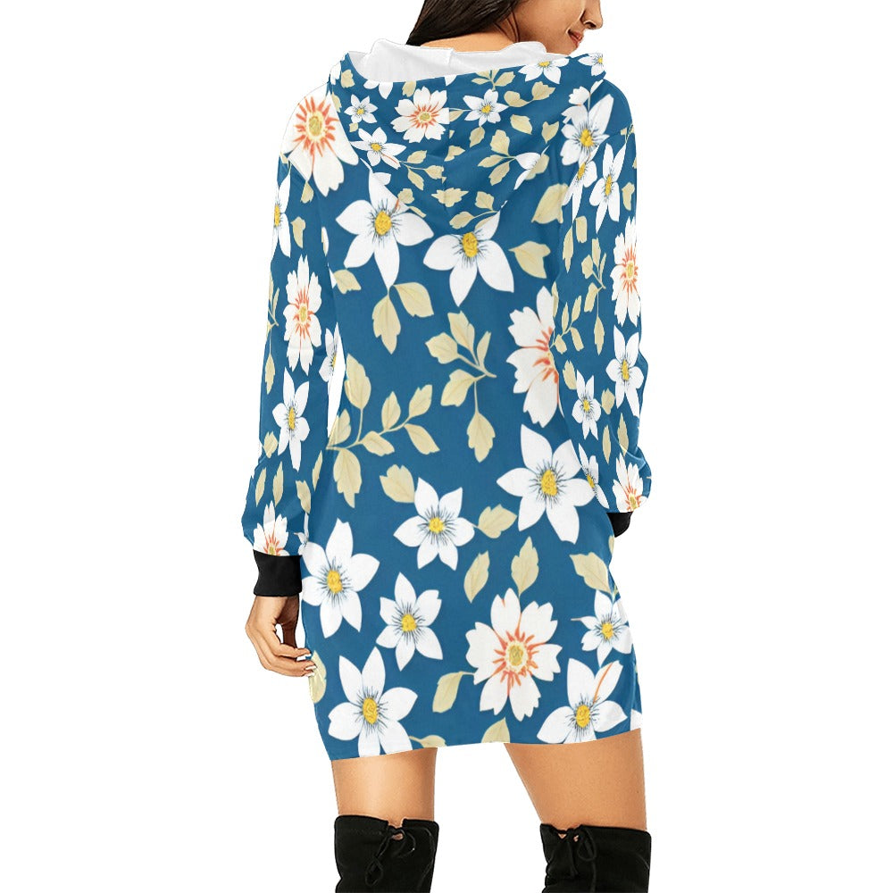 Women's All Over Print Hoodie Mini Dress