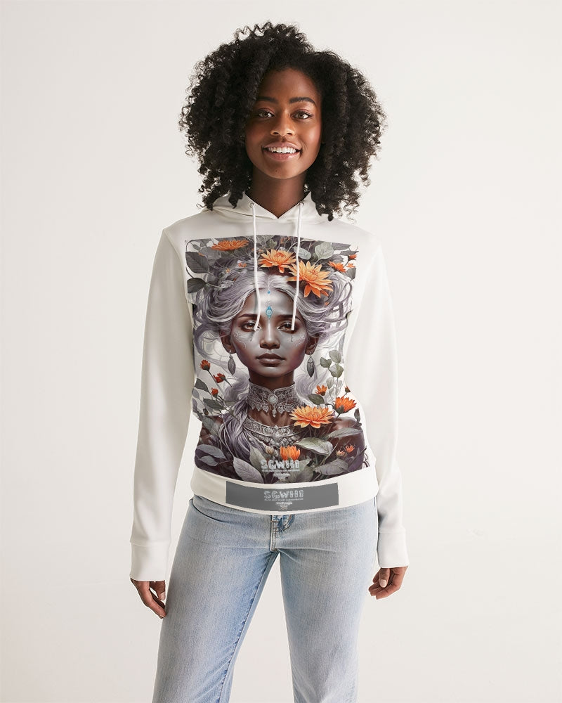 Blossom Indian Grey sister Women's All-Over Print Hoodie