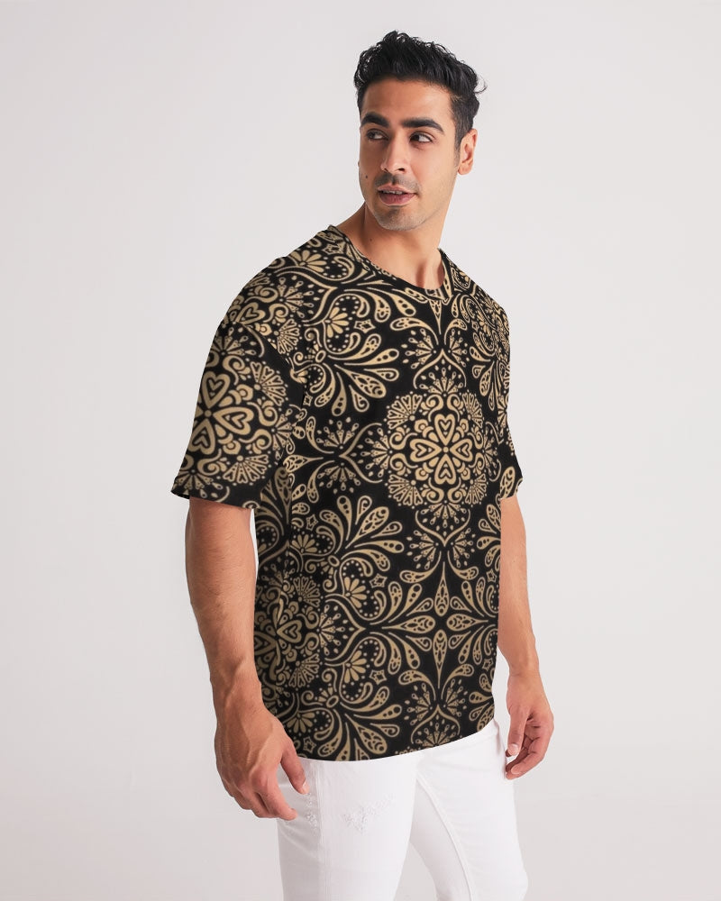 Man of Elegance Men's All-Over Print Premium Heavyweight Tee