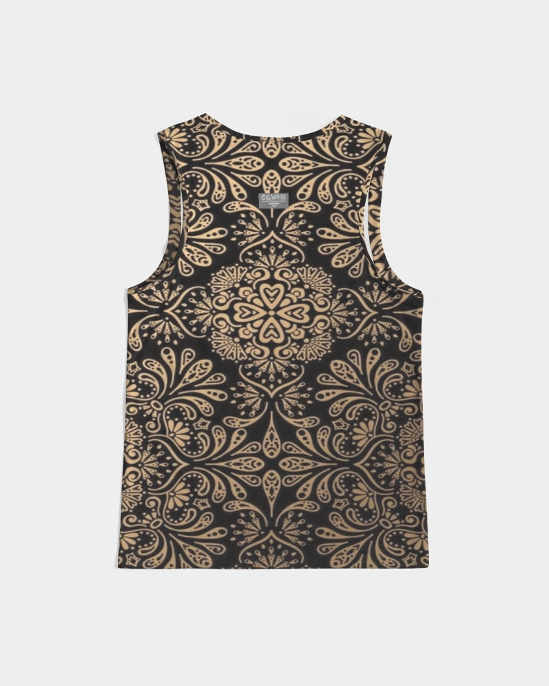 Man of Elegance Men's All-Over Print Sport Tank