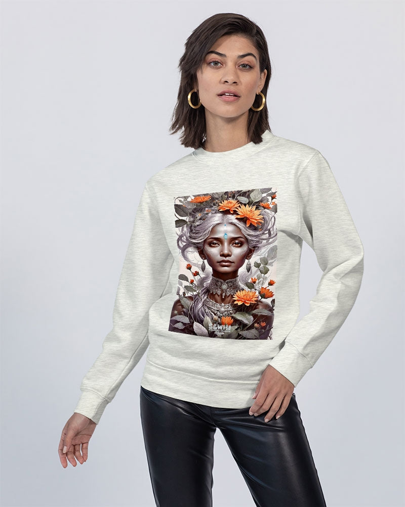 Blossom Indian Grey sister Unisex Premium Crewneck Sweatshirt | Lane Seven