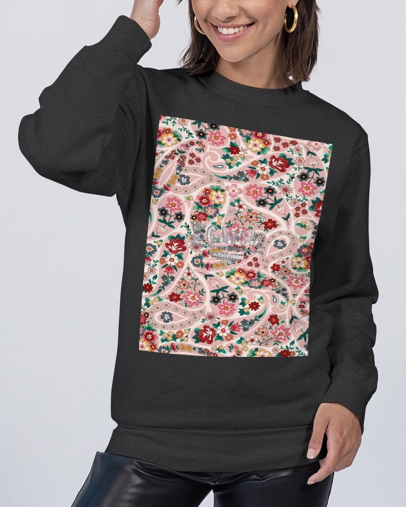 Pink abstract Pretty Sisters Unisex Premium Crewneck Sweatshirt | Lane Seven