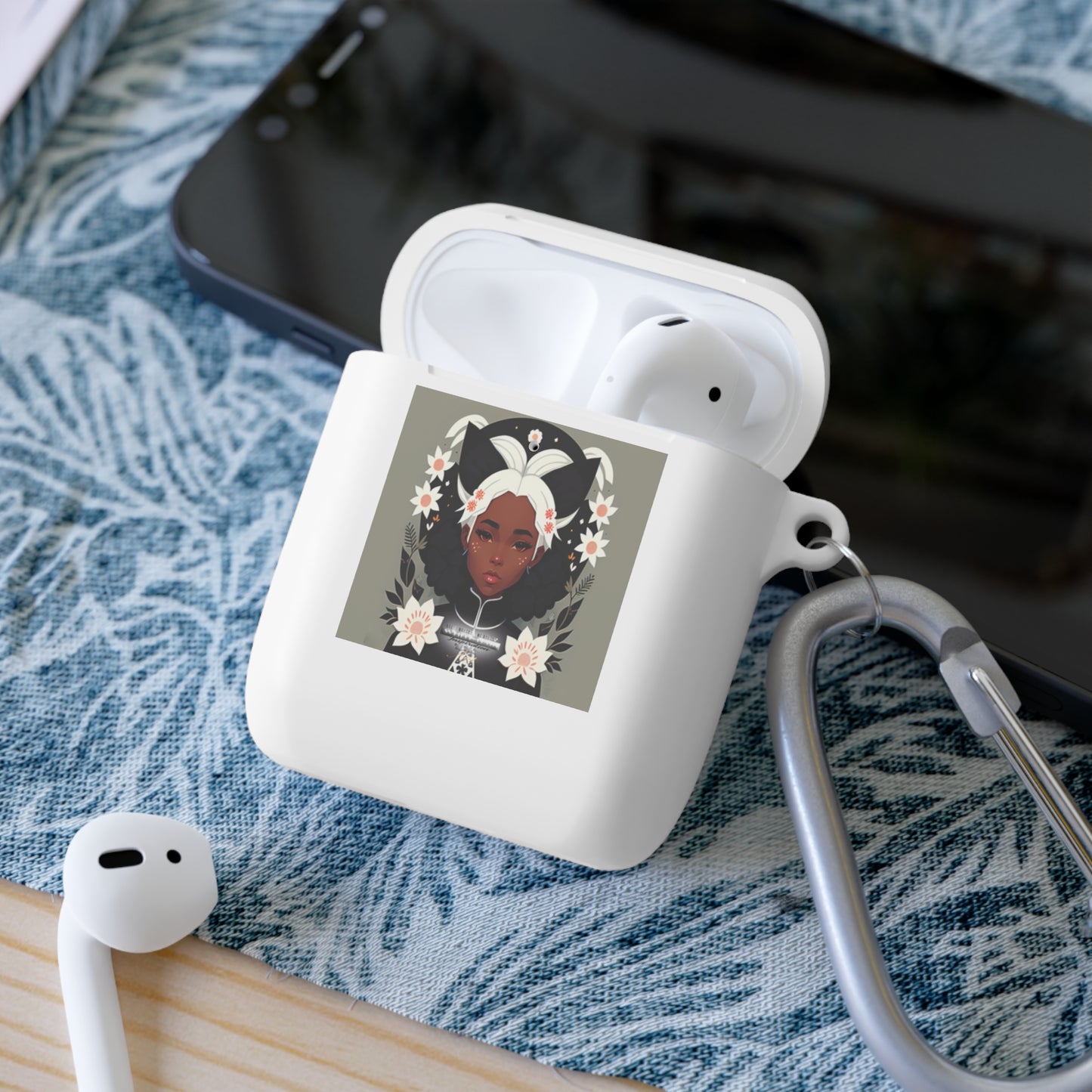 Nubian silverfox AirPods and AirPods Pro Case Cover