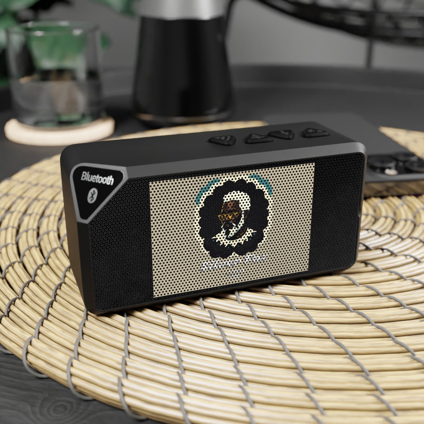 Black gentleman Silverfox Jabba Bluetooth Speaker