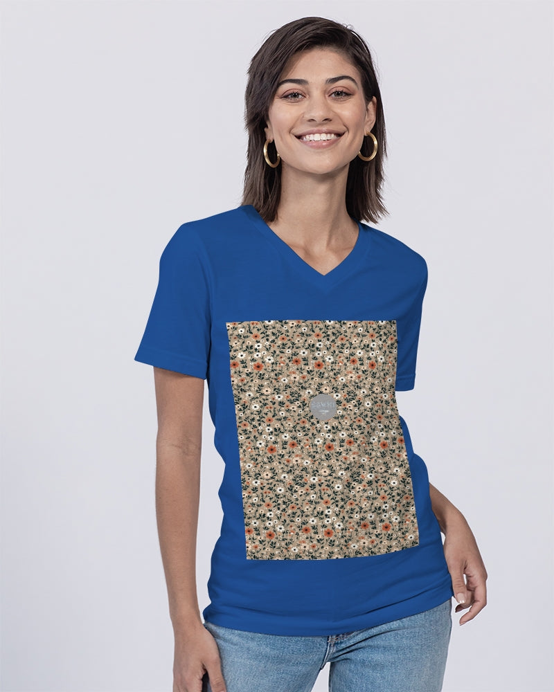 Busy and pretty Unisex Jersey V-Neck Tee | Bella + Canvas