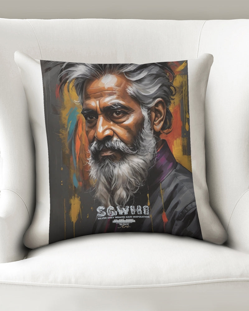 South Asian Knight Throw Pillow Case 18"x18"