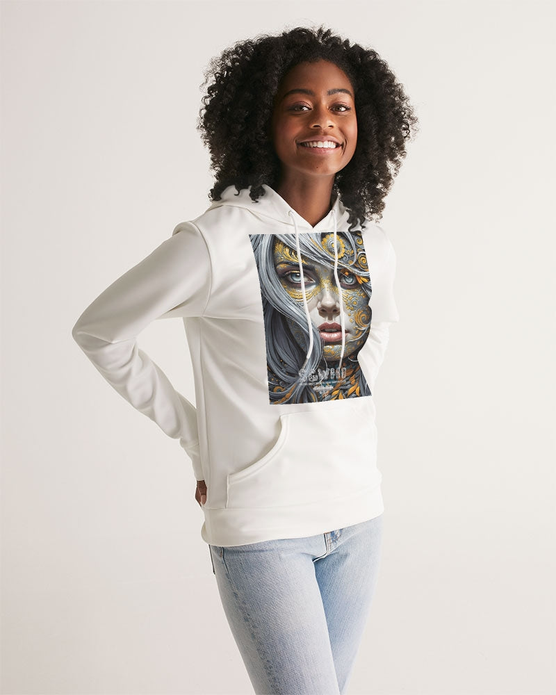 Sweet Silver Yellow Flower Grey Hair sister.[Part three] Women's All-Over Print Hoodie