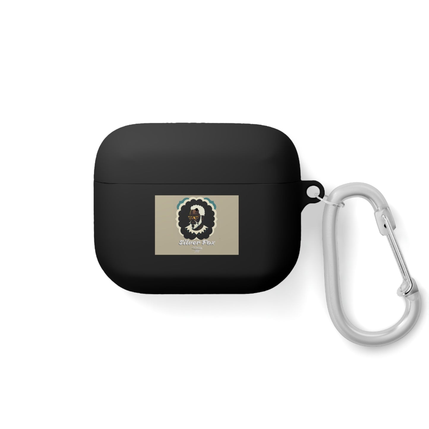 Black gentleman Silverfox AirPods and AirPods Pro Case Cover