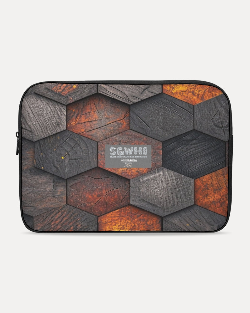 Cool stone hexagon patten 3D Laptop Sleeve