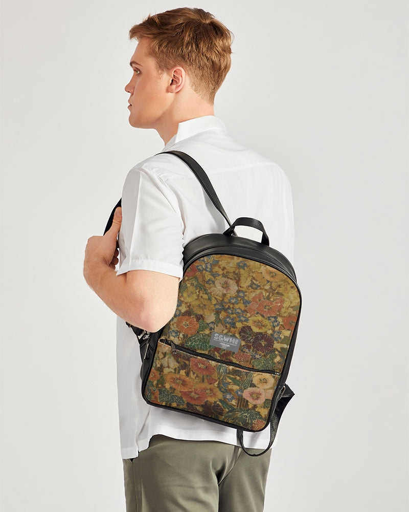 Autumn play Classic Faux Leather Backpack