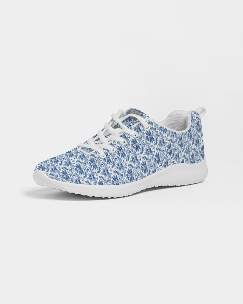 light blue Royal patten  Men's Athletic Shoe