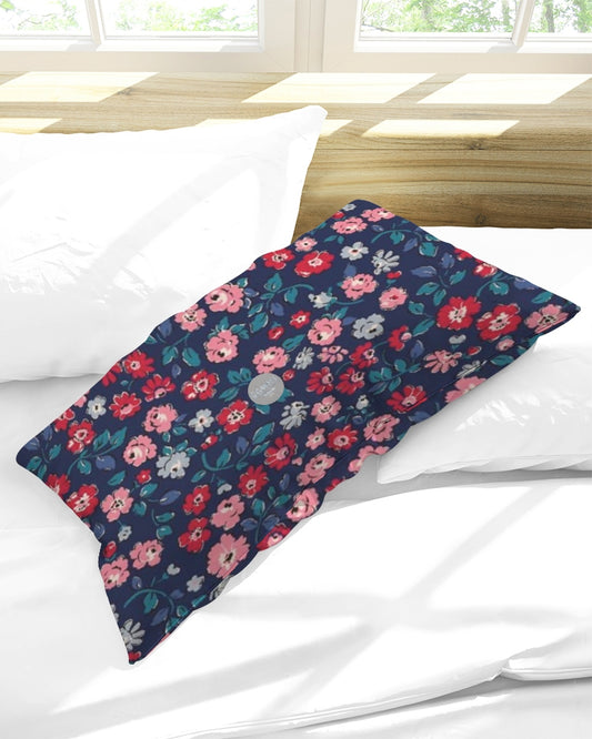 Midnight blue pretty glance.  King Pillow Case