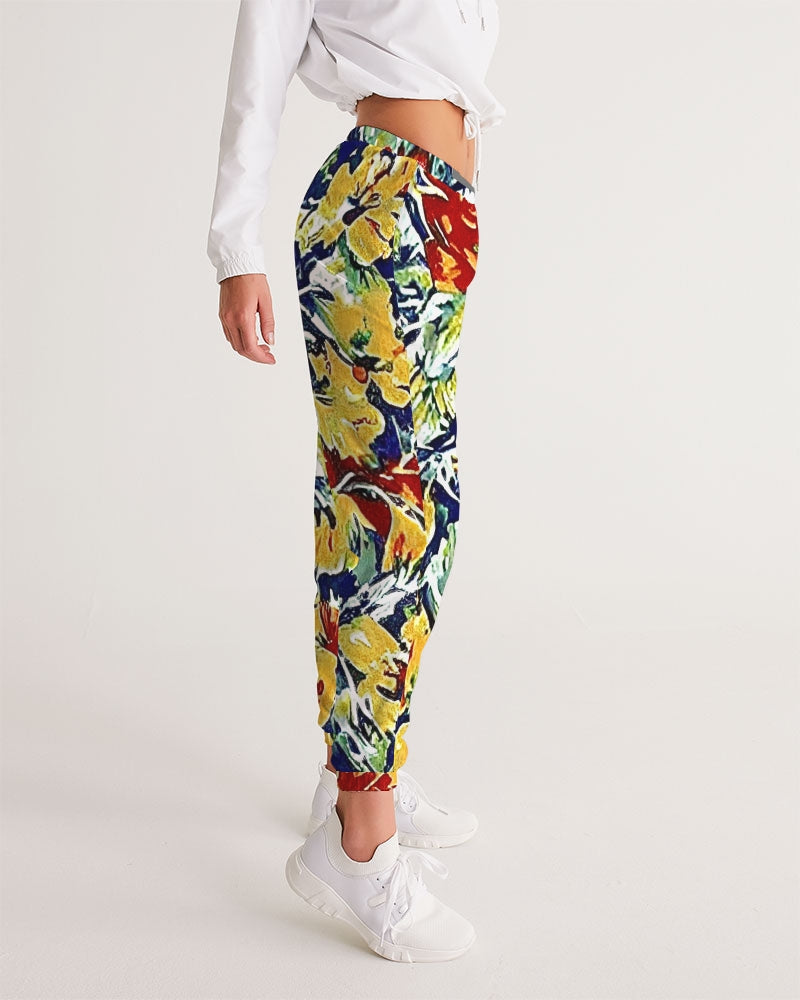 Painted floor design Women's All-Over Print Track Pants