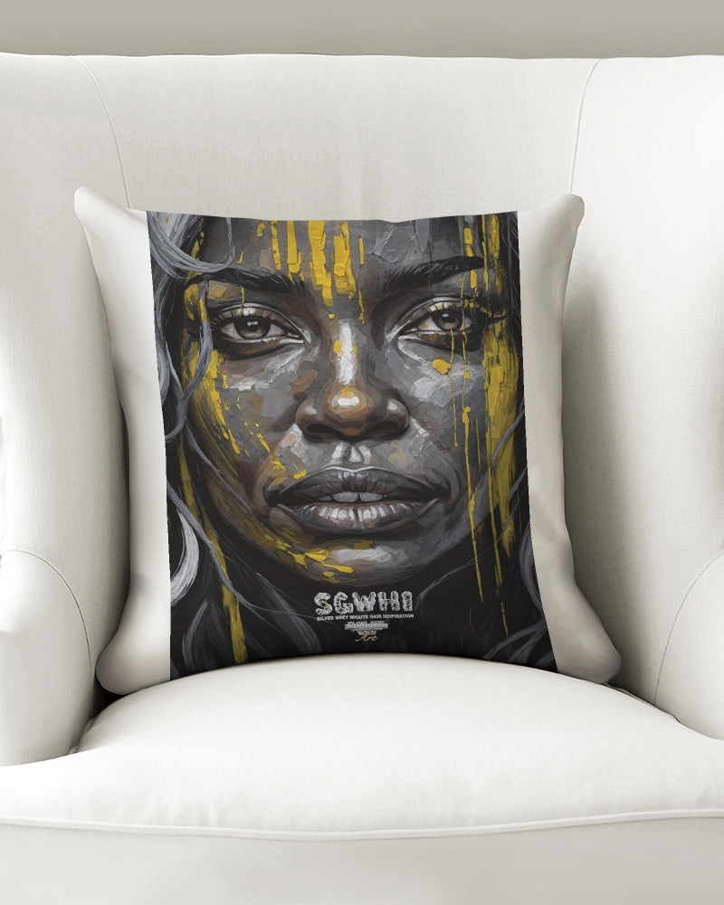 Black Sister Collection [Part 3 ] Throw Pillow Case 16"x16"