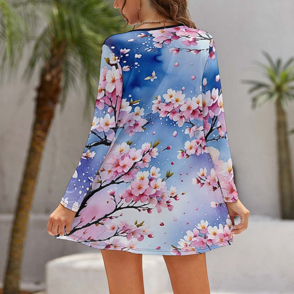 Long Sleeve Loose Dress