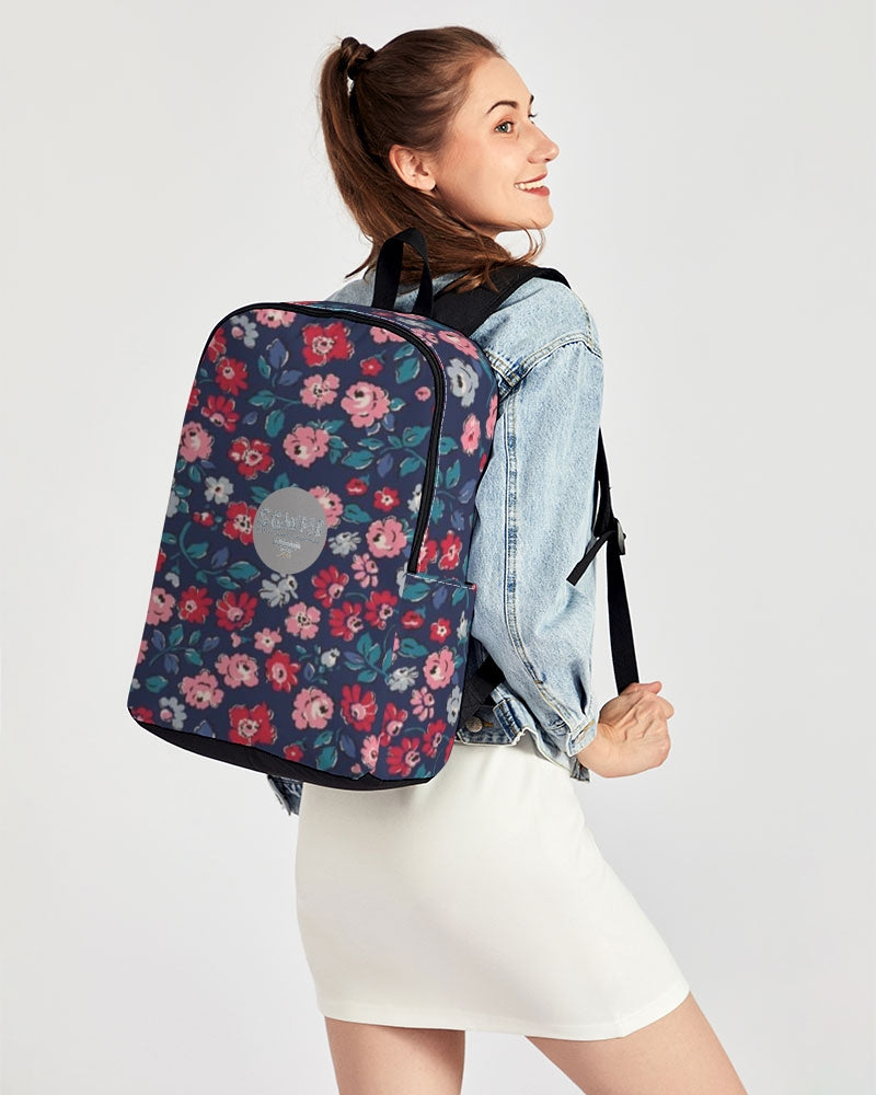 Midnight blue pretty glance.  Back To Basics School Backpack