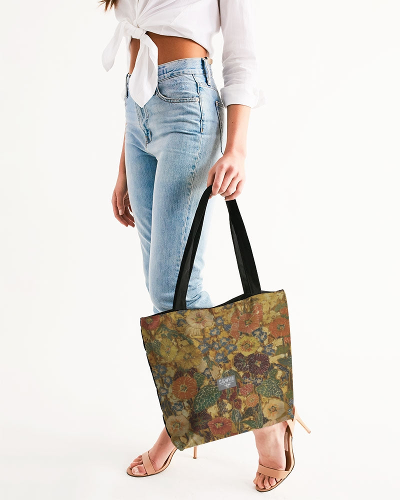 Autumn play Canvas Zip Tote